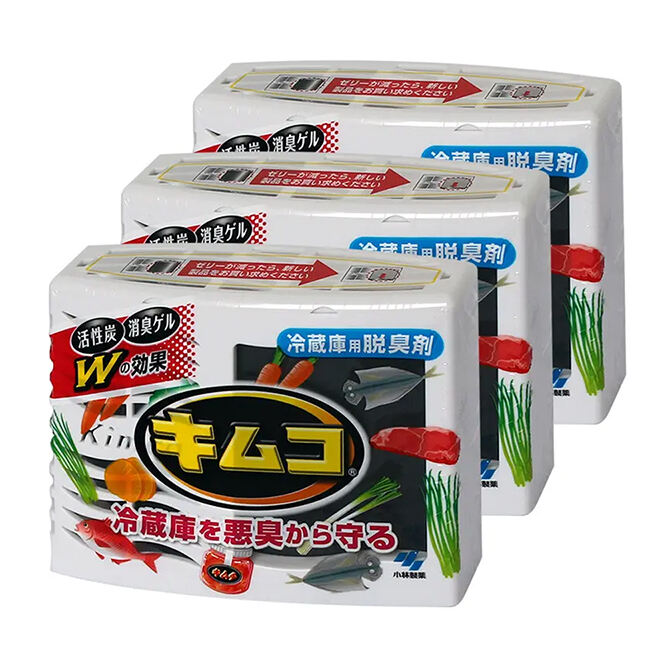 小林制药活性炭去冰箱去味剂(冷藏室用)113g*3盒